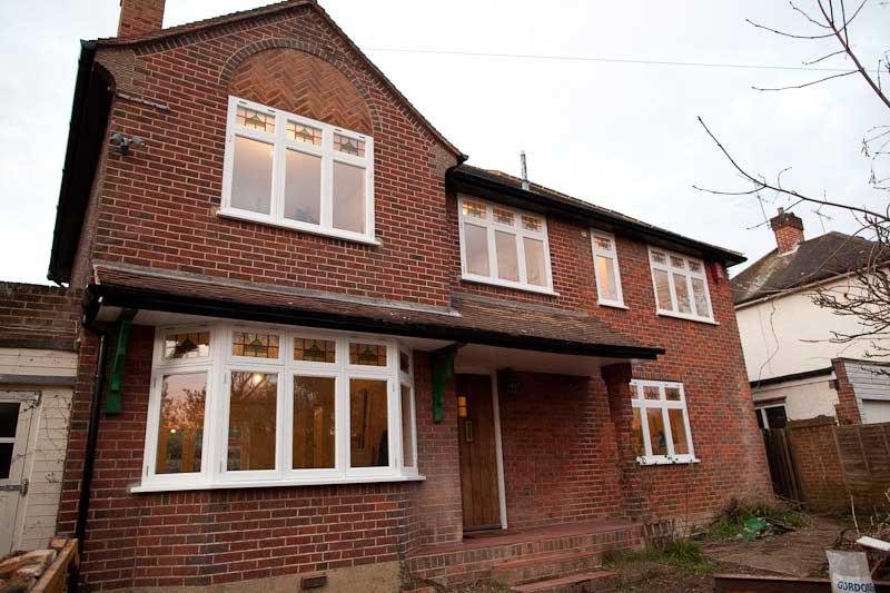 High Wycombe Stained Glass Fan Lights